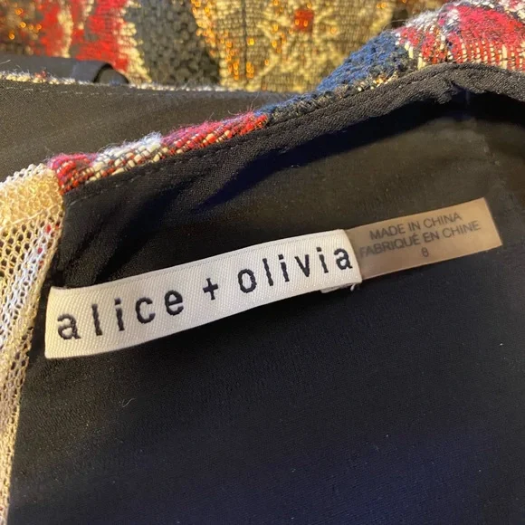 Alice + Olivia Mini Dress sz 8 - Picture 2 of 4